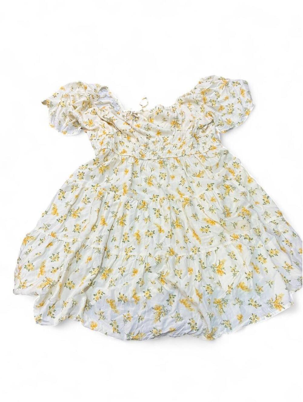 Pass Port Women's White and Cream Dress